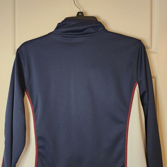 Three Hearts Jacket Womens sz Large Red White Blue Patriotic Y2K Retro - Picture 11 of 12